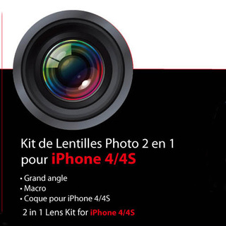 Kit Photo iPhone 4/4S Macro & Grand Angle Akashi
