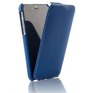 Etui Cuir Apple iPhone 6/6s Issentiel Prestige Ultra Mince Bleu Royal