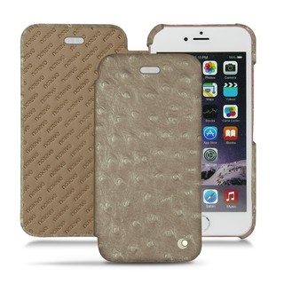 Housse Cuir iPhone 6/6s Norêve New Tradition D Autruche Desert