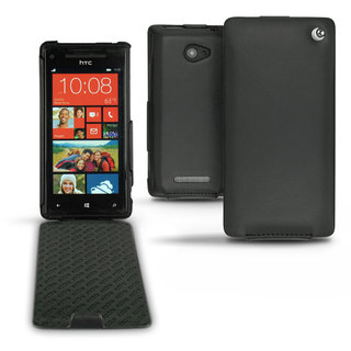 Housse Cuir HTC Windows Phone 8X Norêve "Tradition" Noire
