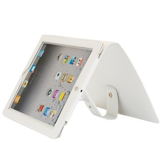 Housse Apple iPad 2 & Nouvel iPad / Nouvel iPad Retina Issentiel Portfolio Blanc avec support repliable
