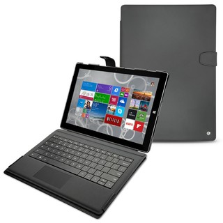 Housse Cuir Microsoft Surface Pro 3 Norêve Tradition B Noire